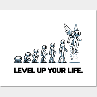 Level up Your Life Posters and Art